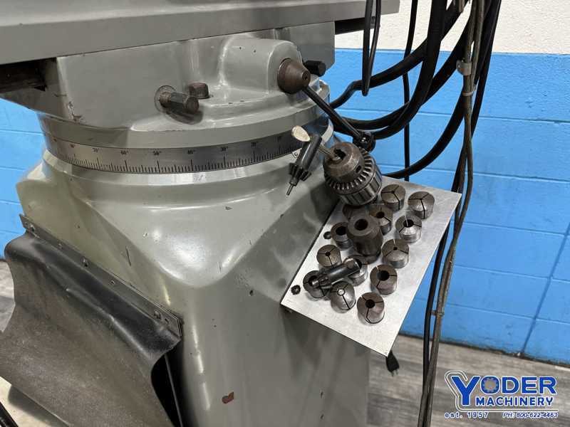 Comet #3KV, Vertical Mill, 10" x50" table, 4250 RPM, 3 HP, 1985 - Image 6