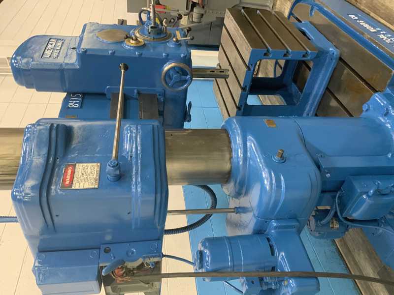 4' -11" American Radial Drill, 57" x 35" Base, 5 HP - Image 8
