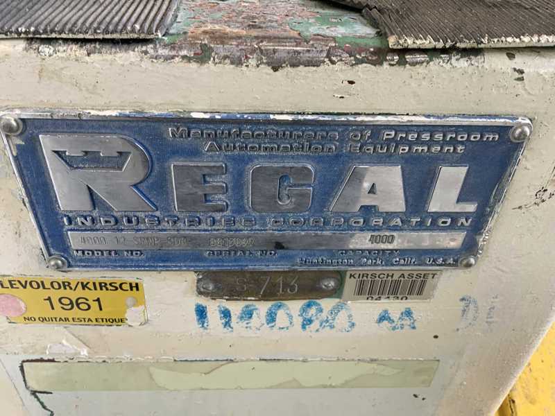 4000 lb. Regal #4000-12-SRNP-SDB, Non-Motorized Coil Reel, 6 Keepers - Image 5