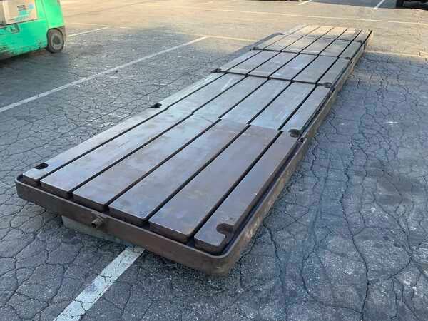 60" x 480" T-Slotted Floor Plate, 5 Slots - Image 1