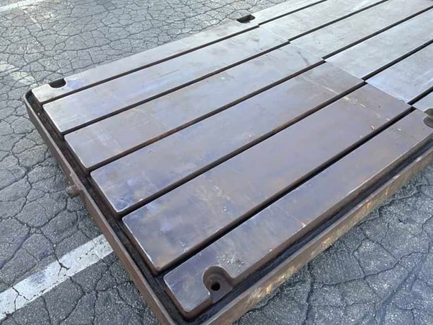60" x 480" T-Slotted Floor Plate, 5 Slots - Image 2