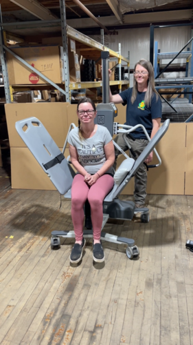 Mobile Stretcher Bathtub Patient Lift System, TR Equipment #9650, Battery Operated - Image 2