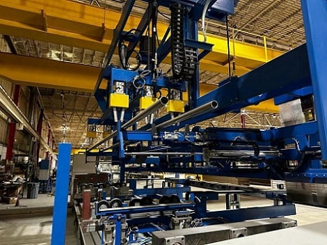4" -3/4" ID Tube Polisher/Manipulator, 3-Head, 20' L Capacity, Dust Collector & Kleenall Chip Filtration - Image 1