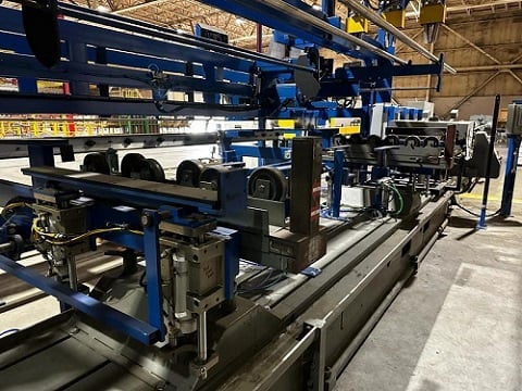 4" -3/4" ID Tube Polisher/Manipulator, 3-Head, 20' L Capacity, Dust Collector & Kleenall Chip Filtration - Image 5