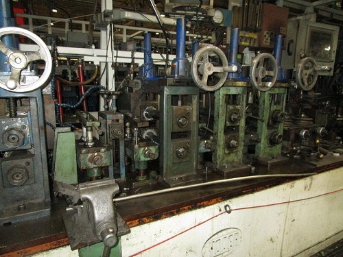 1-1/2" Yoder Tig Stainless Tube Mill, 1/2" -1-1/2" Tube Capacity, 4 Stand, 2 Roll Weld Box, Cyclomatic #90A - Image 1