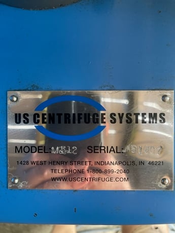 U.S. Motors Cetrifuge Systems #M512, Centrifuge, 3 HP, 1 Gal. Capacity, 10 GPM - Image 6