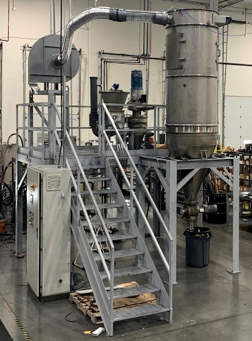 STM Micron #SDF-200, Air Classifier, 1200 kg./hr., 6000 RPM, 10 HP, 2016 - Image 4