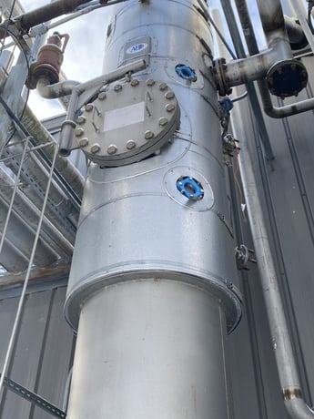 30" x 60' A & B Process Systems #SRXC, Stainless Steel Column, 50 PSI, 350°F, 2011 - Image 2
