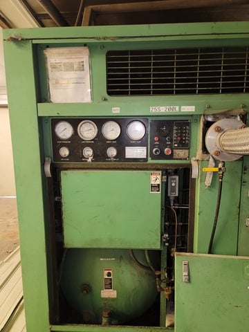 100 psi, Sullair #25S-200L 100, Air Compressor, 200 HP, 1987 - Image 5