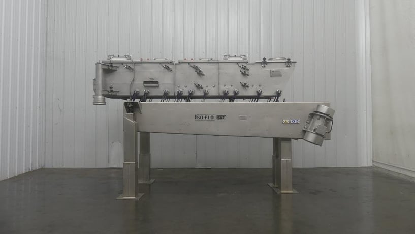 18" wide x 7' long, Key #SH01059819, Vibratory Conveyors, 7" diameter Discharge, 2018 - Image 1
