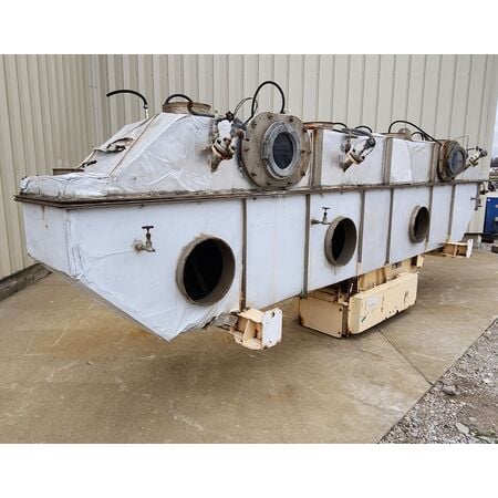 Carrier #QAD3-2460S, Fluid Bed Dryer, 24" W x 26' 6" L, 3 HP, 460 V. - Image 1