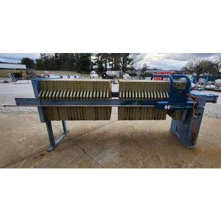 32" x 32" MW Watermark #FP800G32L-19/37-10/20ASX, Filter Press, 100 PSI, 4300 PSI Relief Pressure, 40 Plates - Image 3