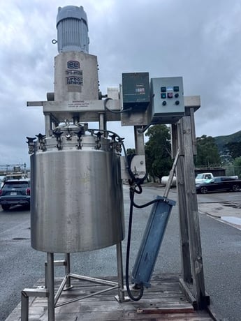 100 gallon Lee #1000D12T, Vacuum Rated Kettle, 90 PSI @ 332°F, 20 HP, 480 V., 3525 RPM, 1993 - Image 4