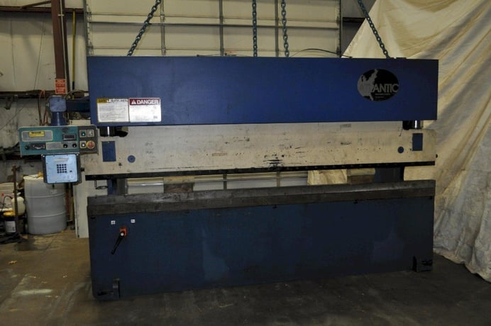 150 Ton, Atlantic #HDE150-12, hydraulic press brake, 12' overall, 10' 2" between housing, 4.72" stroke - Image 1
