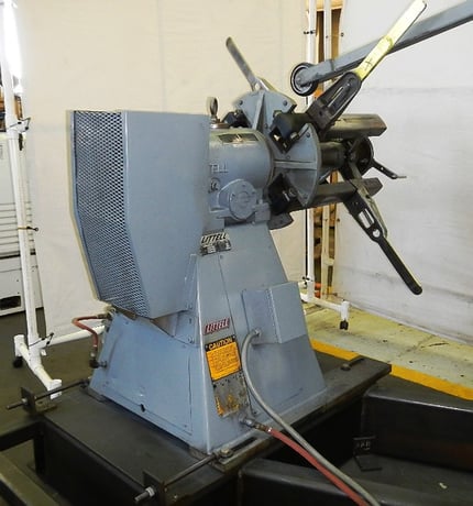 4000 lb. Littell #40-24, Motorized Uncoiler, 24" Max. Width, 20.5" ID x 60" outside dimensions, 1989 - Image 2
