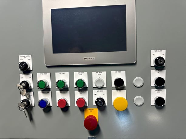 300 ton, Aida #PMX-L2-300, Straight Side Mechanical Stamping Press, 7.8" stroke, 31.4" Shut Height, 1990 - Image 10