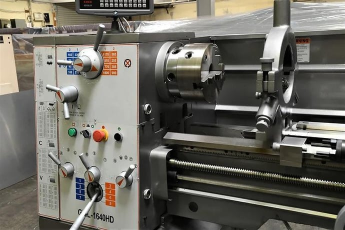 16" x 40" GMC #GML-1640HD, Heavy Duty Precision Gap Bed Lathe w/DRO, 2.06" Spindle bore, 10.25" guideway - Image 2