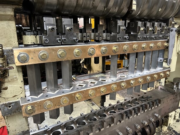 10 Ton, Waterbury-Farrel #1012+1 ICOP, eyelet & transfer press, Minster clutch mint, 2" stroke, 13 station - Image 5