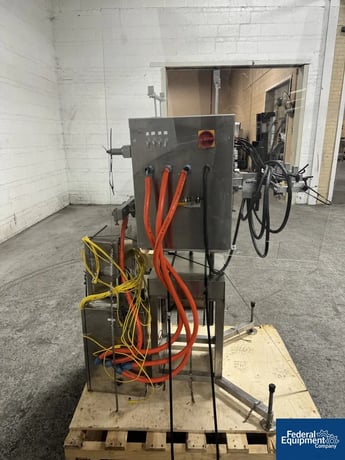 Filamatic Bottle Filling Line, 60 Units/min., NJM Beltorque #BT-IC Capper, Wrap Around Labeler, 2015 - Image 6