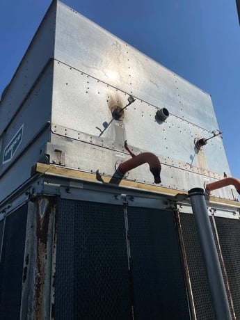 713 Ton, Evapco #ATC-1426E-1G, Evaporative Condenser, 81.5 cu. Vol., 126000 CFM, 400 PSI, 7.5 HP, 460 V., 2009 - Image 7