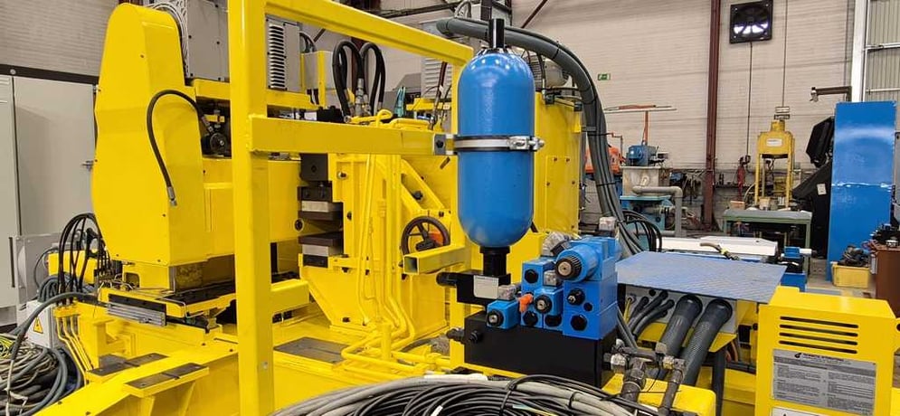 6.61" diameter Tube Cutoff Machine, OTO, Double Blade Slow Milling, 19 KW, 40 V., .3" Thick Capacity - Image 7