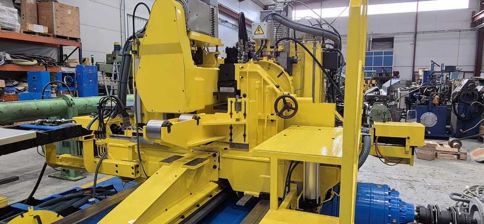 6.61" diameter Tube Cutoff Machine, OTO, Double Blade Slow Milling, 19 KW, 40 V., .3" Thick Capacity - Image 8