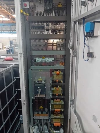 6.61" diameter Tube Cutoff Machine, OTO, Double Blade Slow Milling, 19 KW, 40 V., .3" Thick Capacity - Image 10