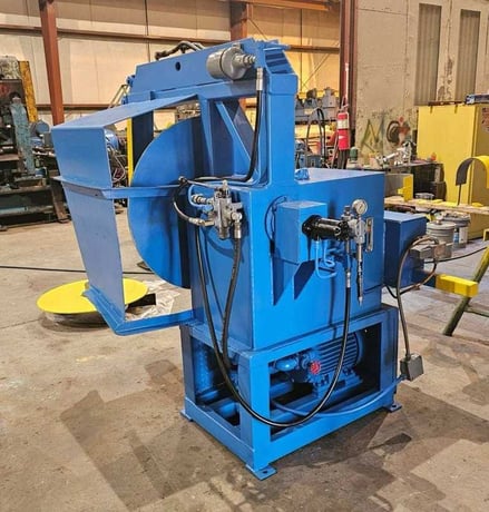 NCM, Scrap Winder, 1' x 0.135", 30" diameter X 24" width Capacity, Clam Shell Type Open, Hydraulic Cylinder - Image 3
