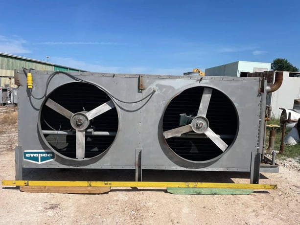 2 Fans, Evapco #NTL2-4983-750, Ammonia Evaporator Coil, Low Temperature, 41172 CFM, 2 Motor, 1750 RPM, 1996 - Image 3