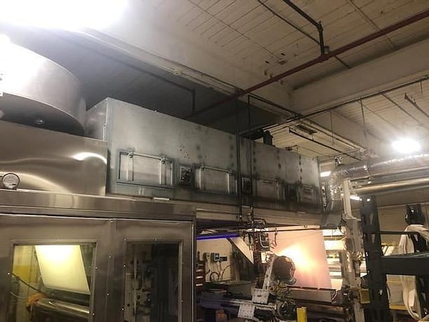 64" Magnat Coater Printer Laminator, 24" unwind/rewind diameter, 15' Etter Engine - Image 6