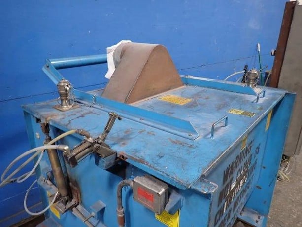 30 cu.ft. Marion #4010, Carbon Steel paddle mixer, 38" diameter x 48" long chamber - Image 5