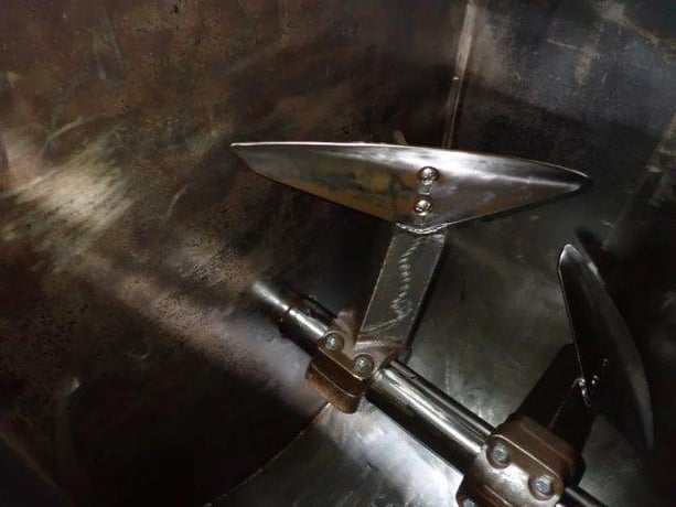 30 cu.ft. Marion #4010, Carbon Steel paddle mixer, 38" diameter x 48" long chamber - Image 8