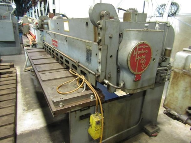 3/16" x 10' Lodge & Shipley #S0310AB, power shear, 18-1/2" throat, 10' 4" DBH, 60spm, #108211 - Image 1