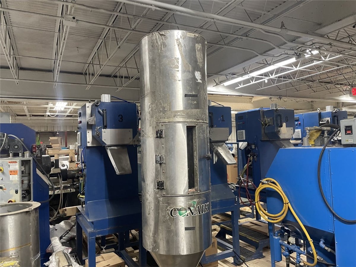 Conair #CH 16-6, 200 lb. Drying Hopper, Stainless Steel - Image 4