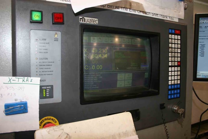 22 Ton, Murata Wiedaman #Centrum-2500I, CNC Turret Punch Press, 49" x 49" Table, .84" Turret Capacity, Fanuc - Image 2
