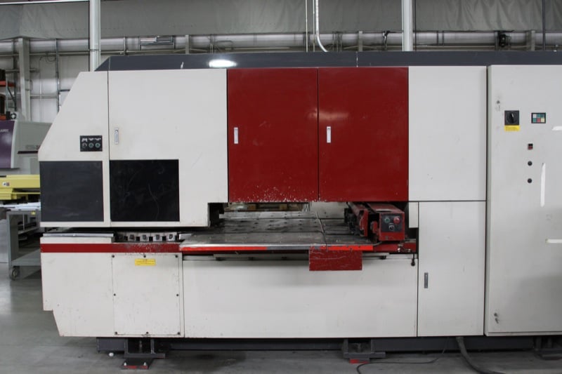 22 Ton, Nisshinbo #MAP-1000, CNC Turret Punch Press, 39.37" x99.2" sheet size, 80 PSI, Nisshinbo Palvision - Image 1
