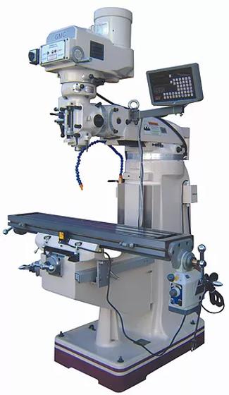GMC #GMM-949VPKG, Vertical Mill, 9" x49" table, 2-Axis digital read out, new - Image 1