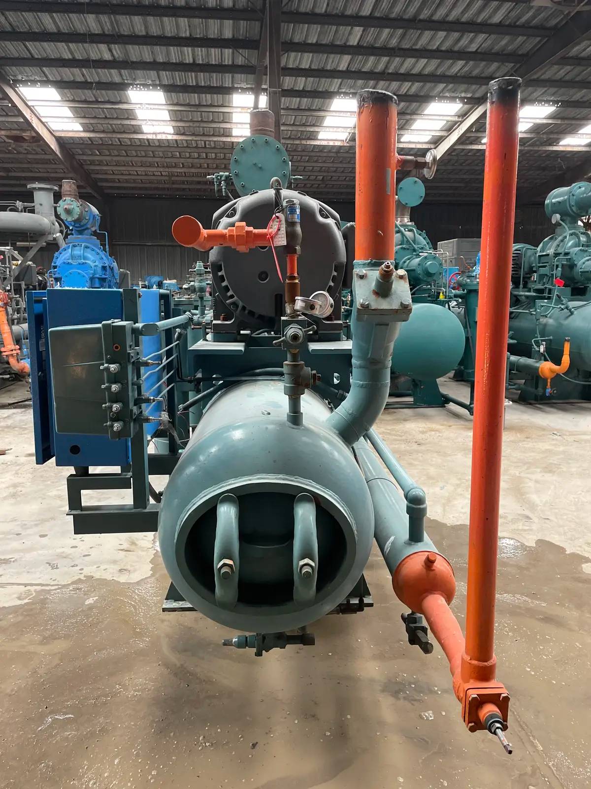 100 HP Mycom #UN6WB, 6-Cylinder Reciprocating Compressor, 460 V., 1,170 RPM, 2014 - Image 5
