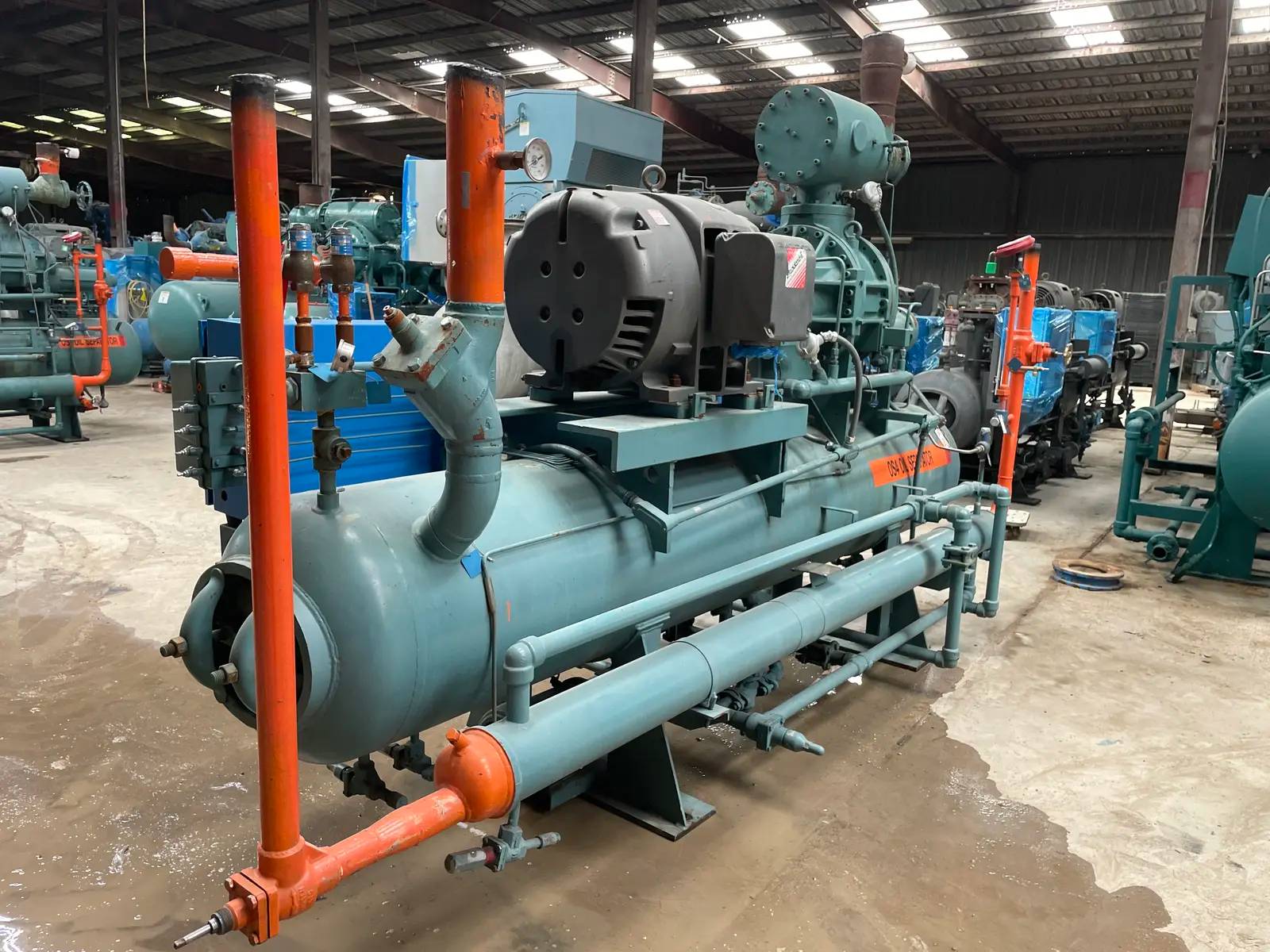 100 HP Mycom #UN6WB, 6-Cylinder Reciprocating Compressor, 460 V., 1,170 RPM, 2014 - Image 6