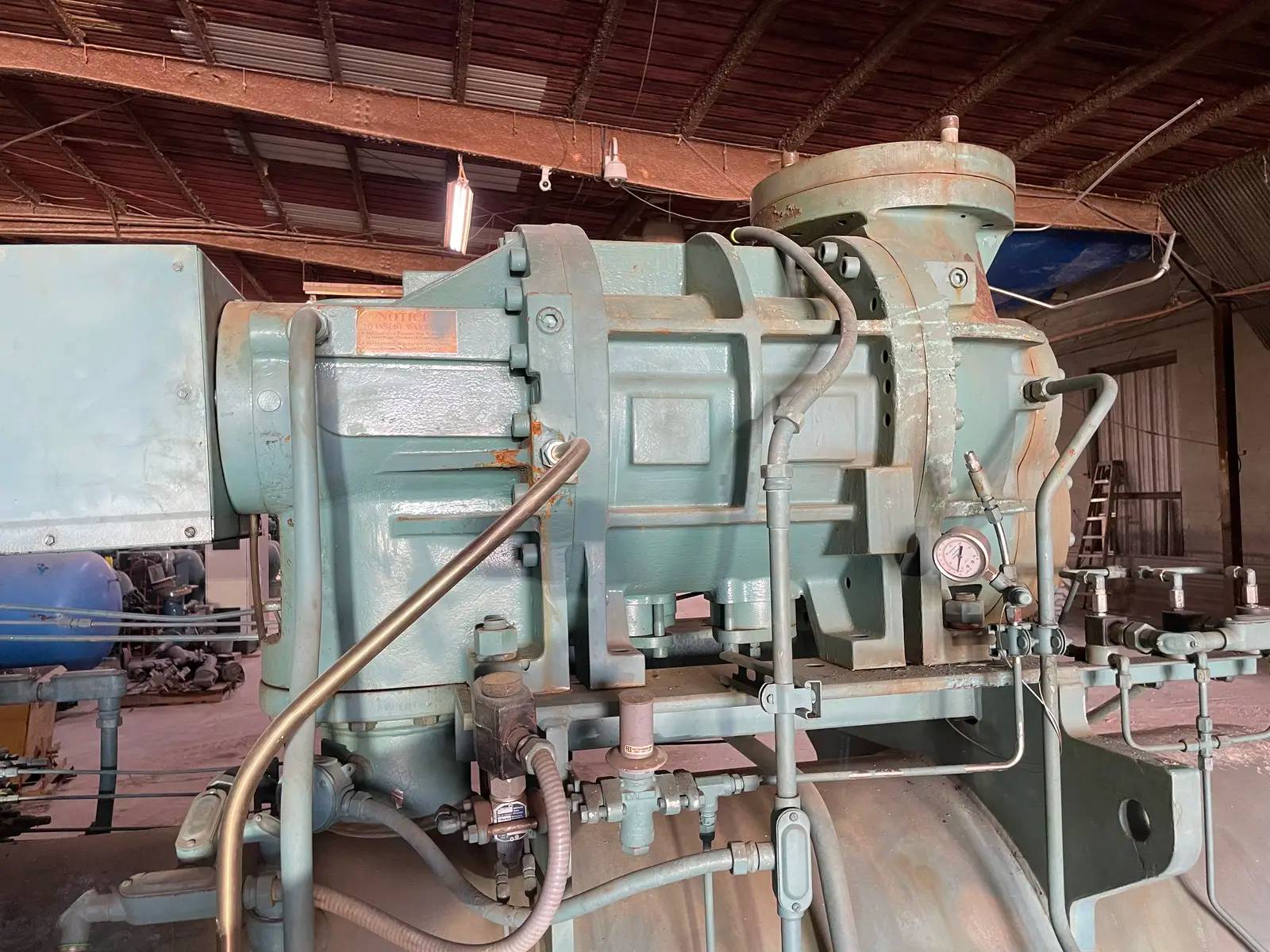 150 HP Frick #RDB-222B, Rotary Screw Compressor, 4500 RPM, 250 PSIG, 1995 - Image 10