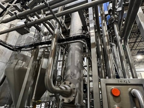 Pasteurizer System HTST, Tube-In-Tube, CIP, Vacuum Separator, 20 GPM, 190 gallon - Image 6