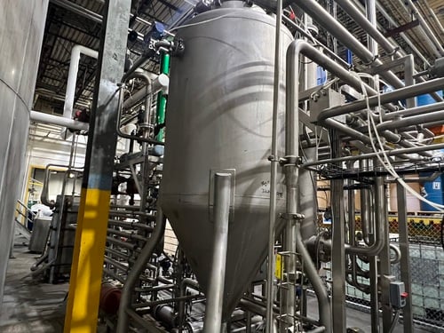 Pasteurizer System HTST, Tube-In-Tube, CIP, Vacuum Separator, 20 GPM, 190 gallon - Image 7