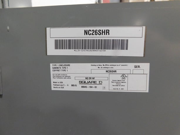 50 Amp. Square D, NQ panelboard, 3-wire, 120/240 V.AC, 1 phase - Image 3