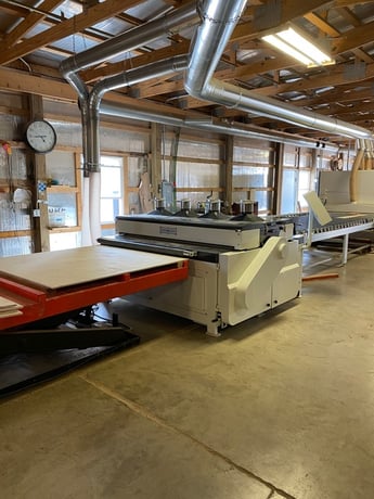 Woodtech Panel Rip Saw with Infeed, 60" and 72" width capacity, new - Image 10
