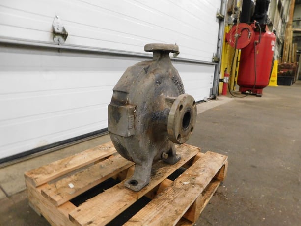 Duriron 1x2 pump housing, 316 Stainless Steel, DF46949AB516, DT46949AB, A351 - Image 2