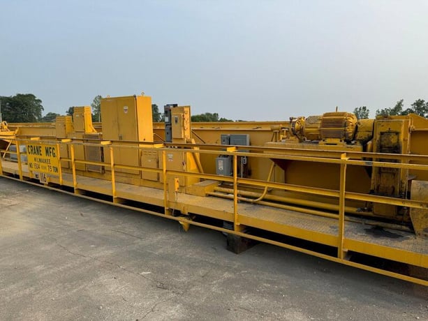 75 Ton, Crane overhead bridge crane, 57' span - Image 3