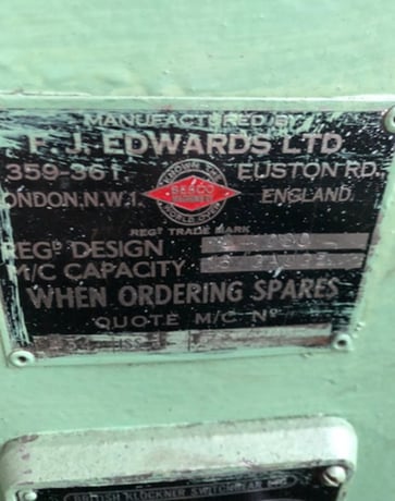 Edwards, 16 gauge, power grooving, 40" throat, stove pipe, tinware, inside & outside seams - Image 3