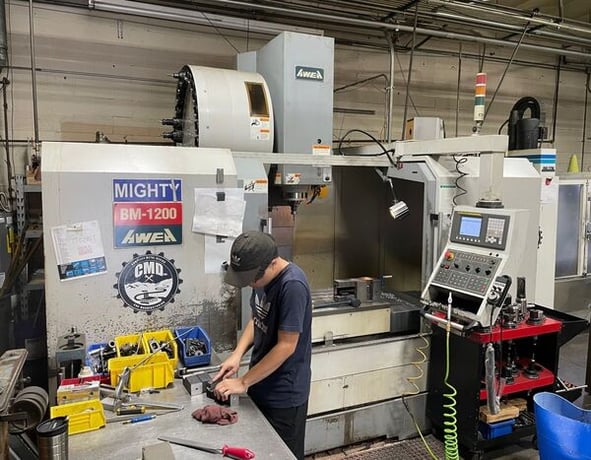 Awea #BM-1200, CNC vertical machining center, Fanuc 0iMC, 47.2" X, 23.6" Y, 23.6" Z, 8000 RPM, 24 automatic - Image 1