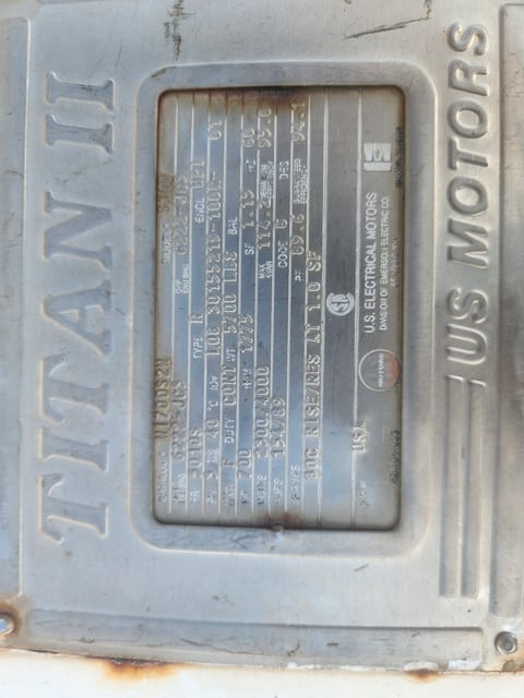 700 HP 1800 RPM U.S. Motors, Frame 5010S, Drip-Proof Ball Bearing, 2300/4000 Volts - Image 3