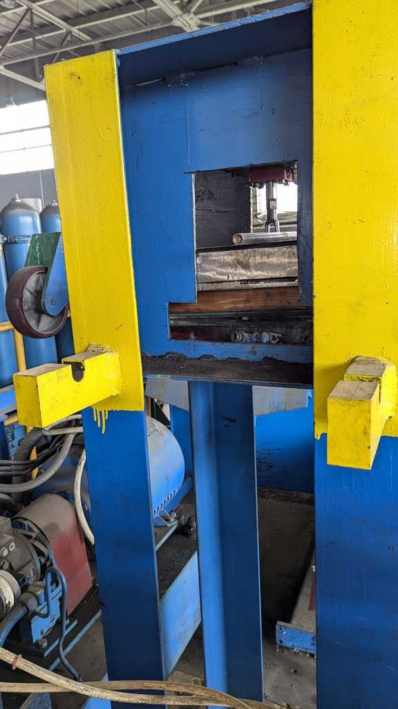 12" Cauffiel Drag Tension Stand, 12" diameter x 16" Face Passline Roll, 36" x 48" Base Plate - Image 3